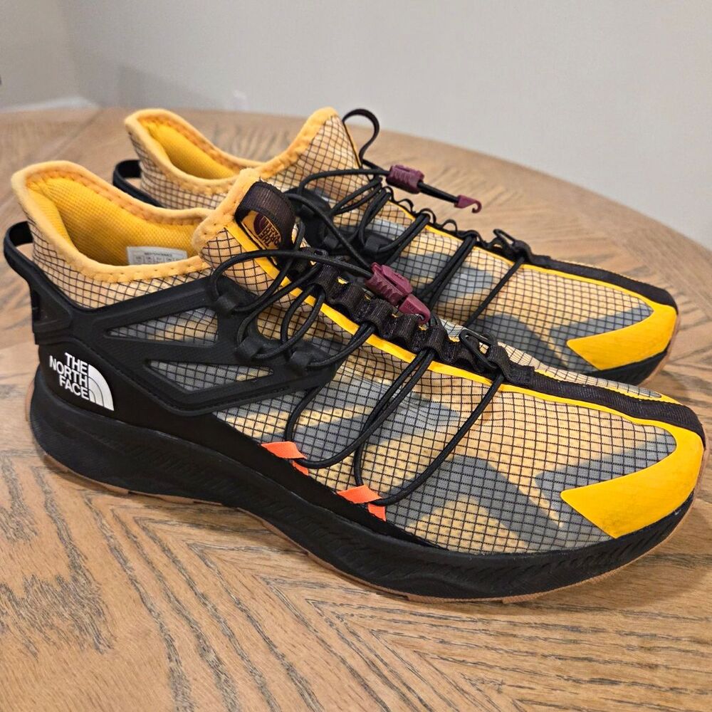 The North Face Oxeye Tech Mens 11 Summit Gold Black Hiking Shoes Trail Gorpcore